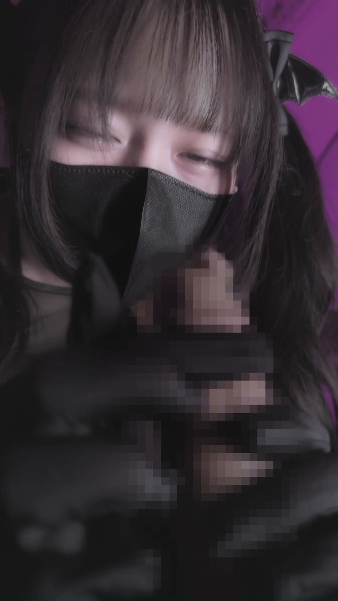Glove handjob and blowjob that I wanted to do♡